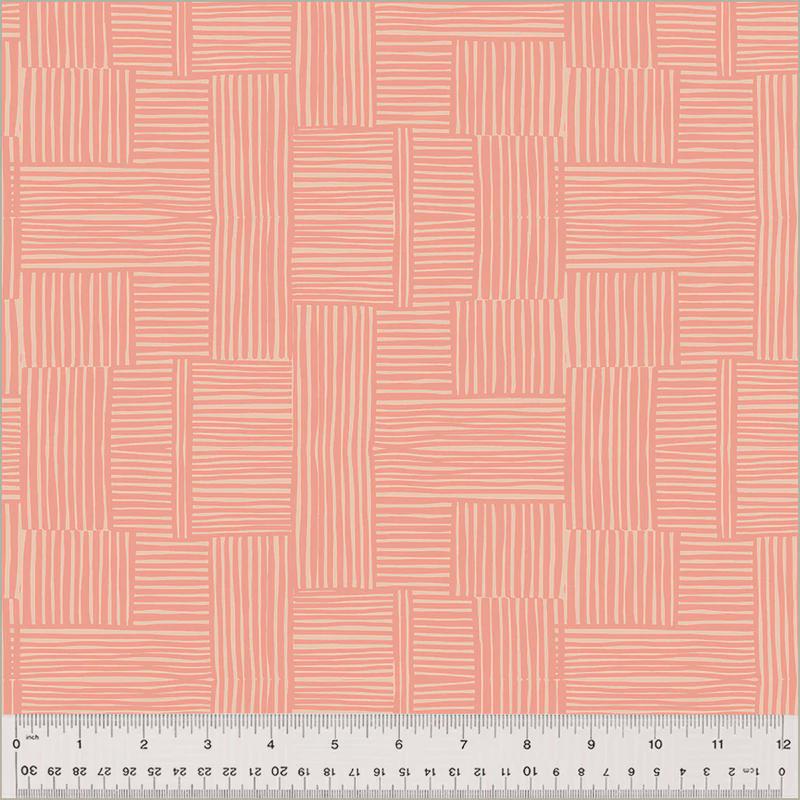 Heather Ross - Woven Shell/Peachy - Heather Ross Ruby + Bee Blenders