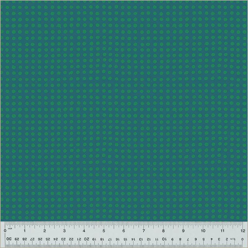 Heather Ross - Dots Kelp/Evergreen- Heather Ross Ruby + Bee Blenders