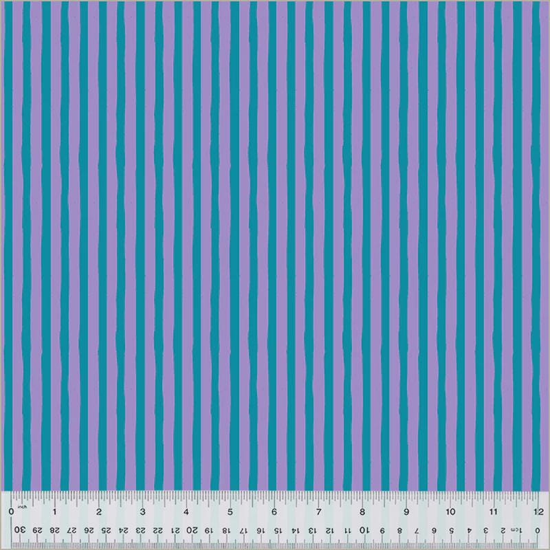 Heather Ross - Drawn Stripe Salvia/Provence - Heather Ross Ruby + Bee Blenders