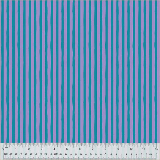 Heather Ross - Drawn Stripe Salvia/Provence - Heather Ross Ruby + Bee Blenders