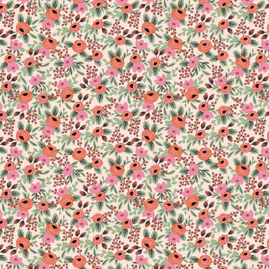 Rifle Paper Co. -  Primavera - Rosa - Blush Fabric -  Cotton+Steel