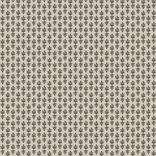 Rifle Paper Co. - Camont - Petal - Black Fabric -  Cotton+Steel