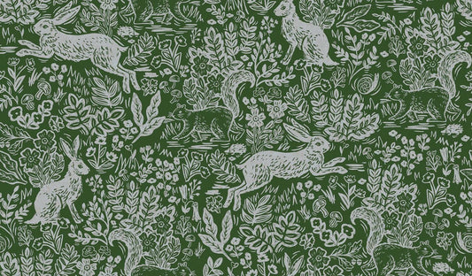 Rifle Paper Co. -  Wildwood - Fable - Leaf CANVAS Fabric -  Cotton+Steel